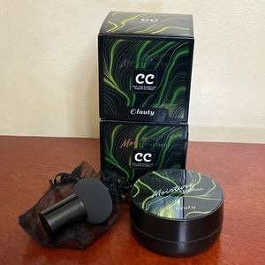 CC Cream Foundation Air Cushion Makeup with Sponge Olauty lot of 2 medium ivory